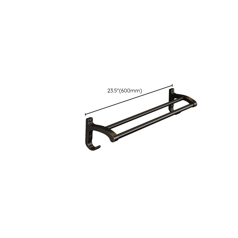 Avtoit | Modern black metal bath hardware set towel bar bathroom hardware set