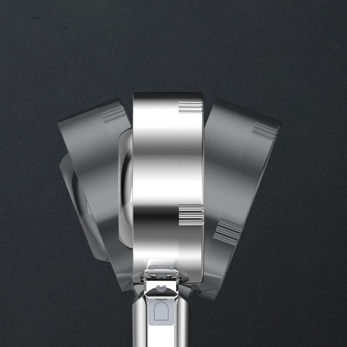 Avtoit | Metal Shower Heads Round Handheld Adjustable Shower Heads with Self-Cleaning