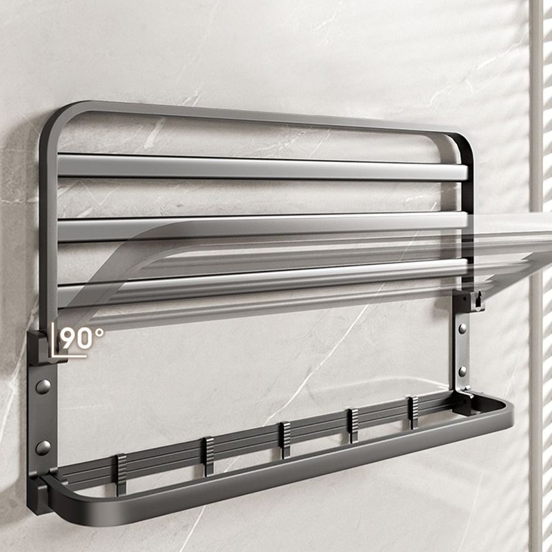 Avtoit | Modern Bathroom Accessories Set Gray Towel Bar Bathroom Shelf Bathroom Hardware