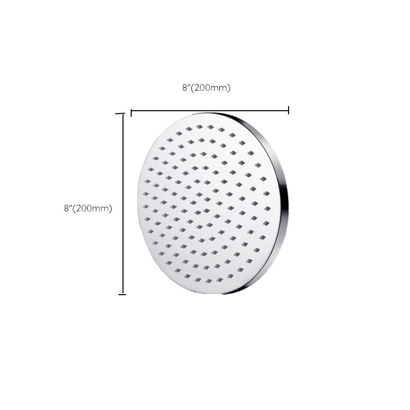 Avtoit | Metal Shower Head Combo Contemporary Round Fixed Shower Head for the Bathroom