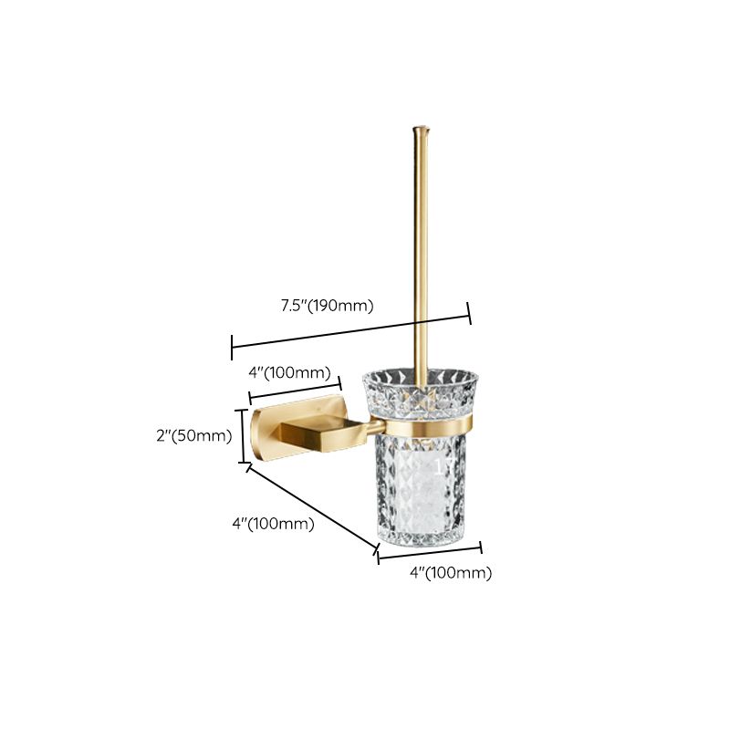 Avtoit | Traditional Golden Bath Accessories Set Brass Bathroom Accessories Kit