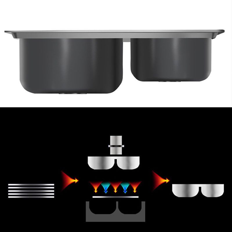 Avtoit | Classic Style Kitchen Sink Stainless Steel Kitchen Sink with Drainage Hole Kit