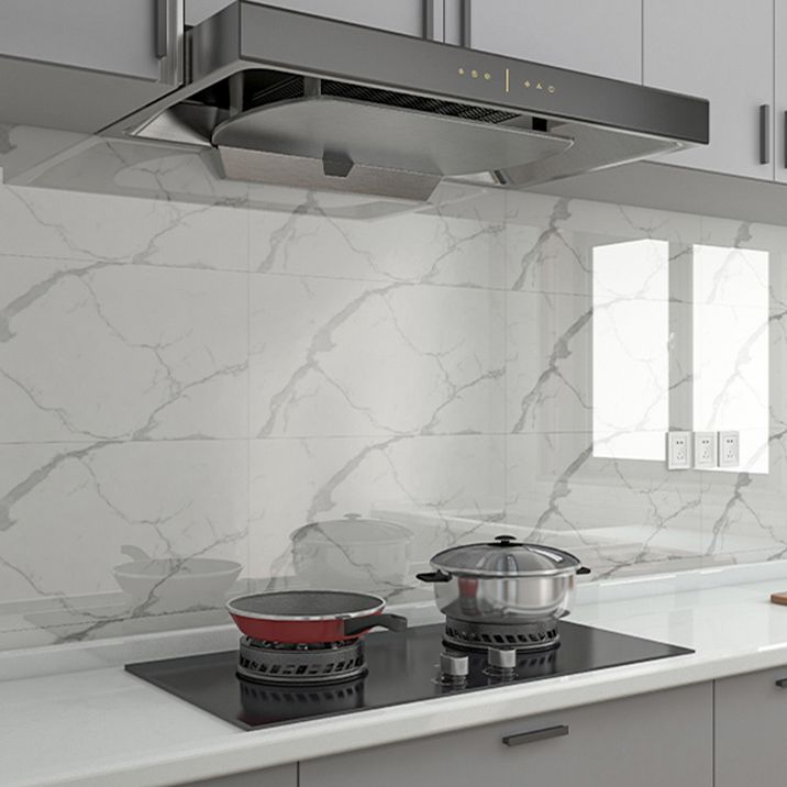 Avtoit | Marble Effect Single Tile 30 cm x 60 cm Waterproof Back Tile Rectangular Wall Tile