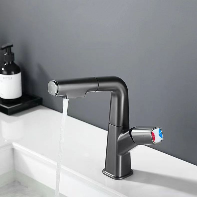 Avtoit | Brass Contemporary Sink Faucet Pull-Out Round Bathroom Faucet