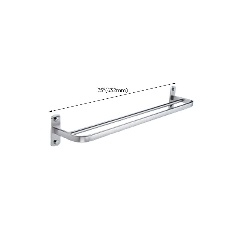 Avtoit | Contemporary bathroom accessory set made of aluminum with towel holder/bath shelf