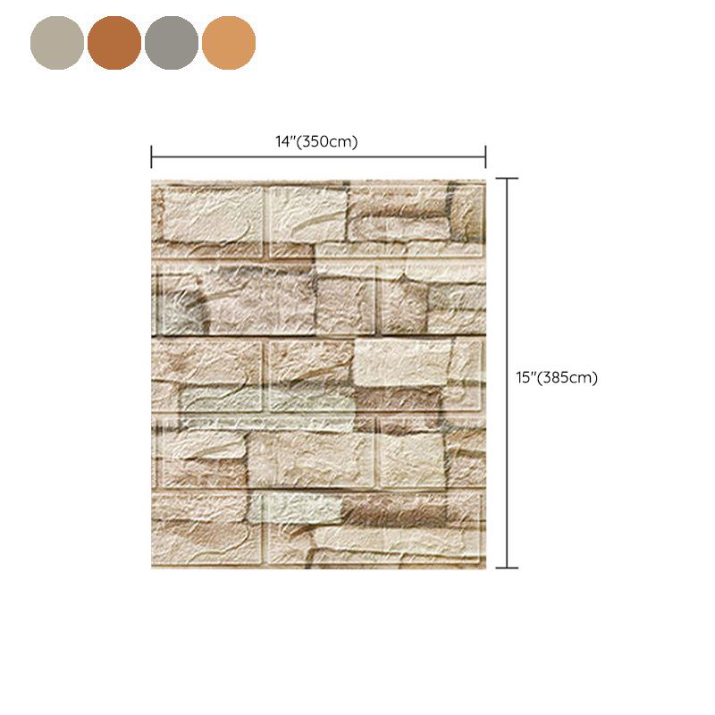Avtoit | Country House Wall Shelf 3D Brick Living Room Wall Panel Set of 2