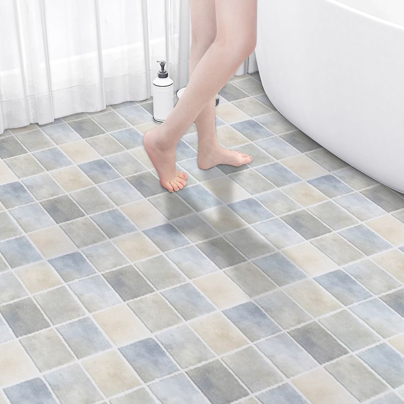 Avtoit | Bathroom Square PVC Flooring 24" x 118" x 4mm Peel and Stick Vinyl Flooring