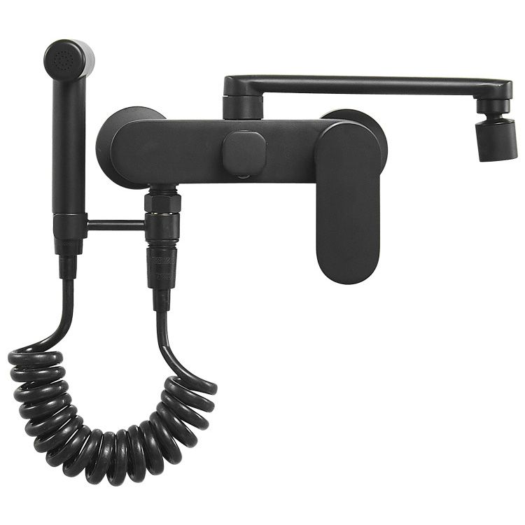 Avtoit | Metal Bathtub Faucet Trim Contemporary Lever Handle Bathtub Faucet Trim