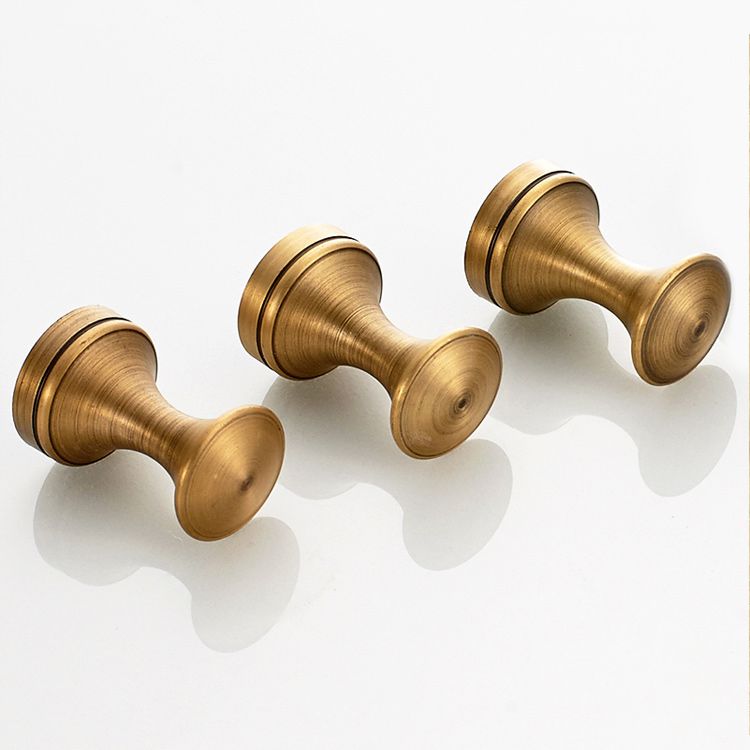Avtoit | 5-piece traditional bathroom accessory set brushed brass bathrobe hooks