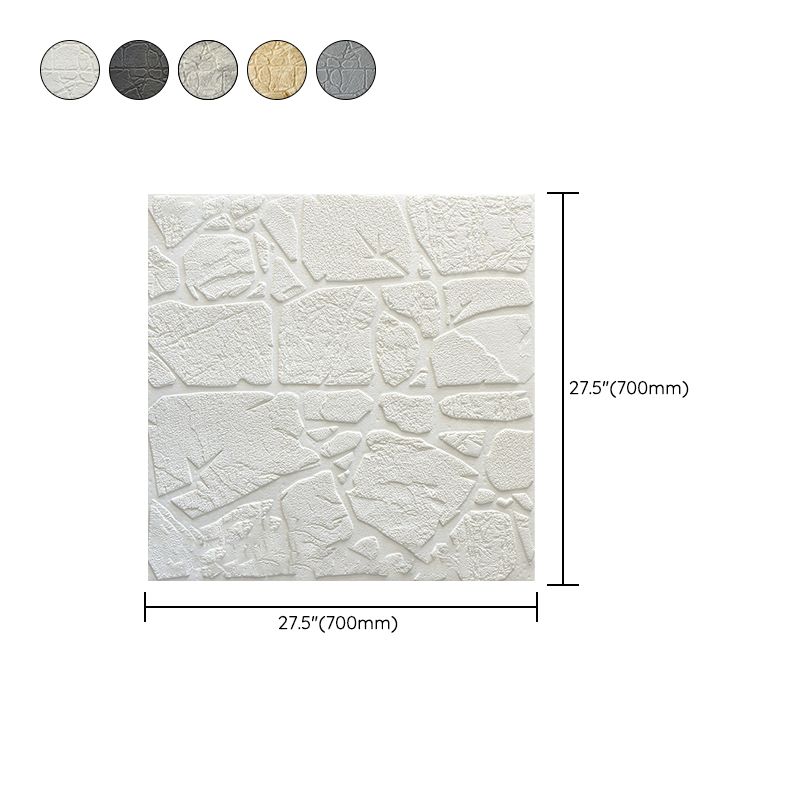 Avtoit | Modern Pearl Wainscoting PVC Wall Access Panel Peel and Stick Wall Tile for Bedroom