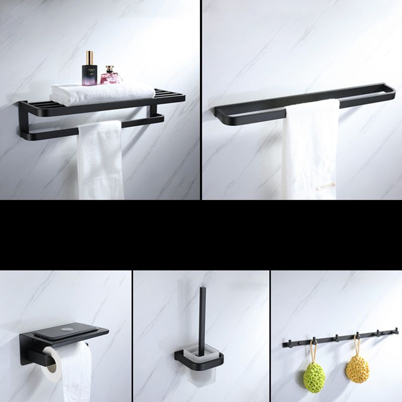 Avtoit | Modern Bathroom Hardware Set Bathroom Shelf Towel Bar Black Bathroom Hardware Set