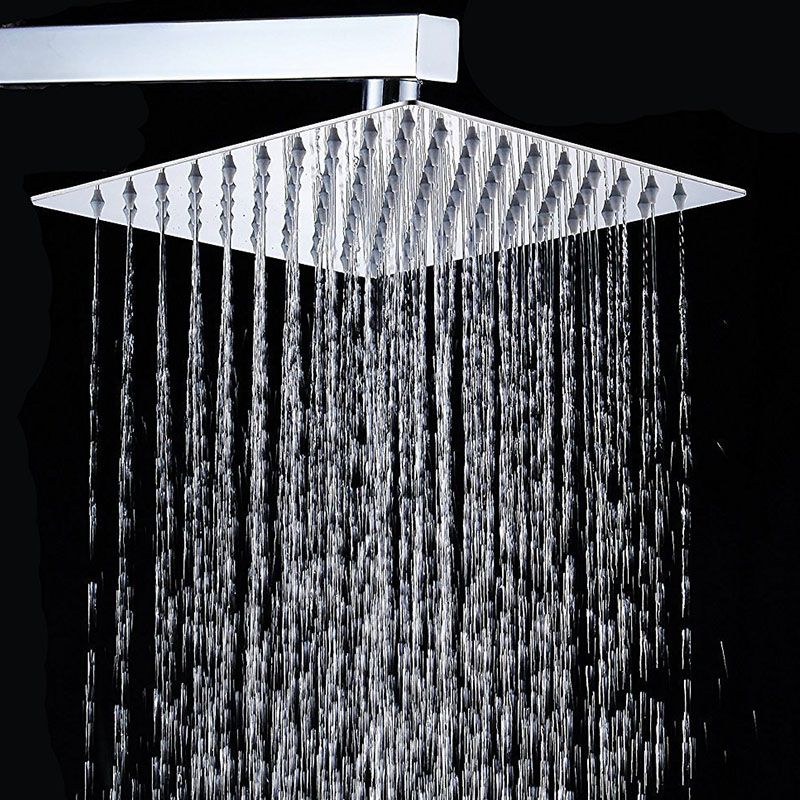 Avtoit | Showerhead Square Wall Mounted Rain Spray Stainless Steel Showerhead