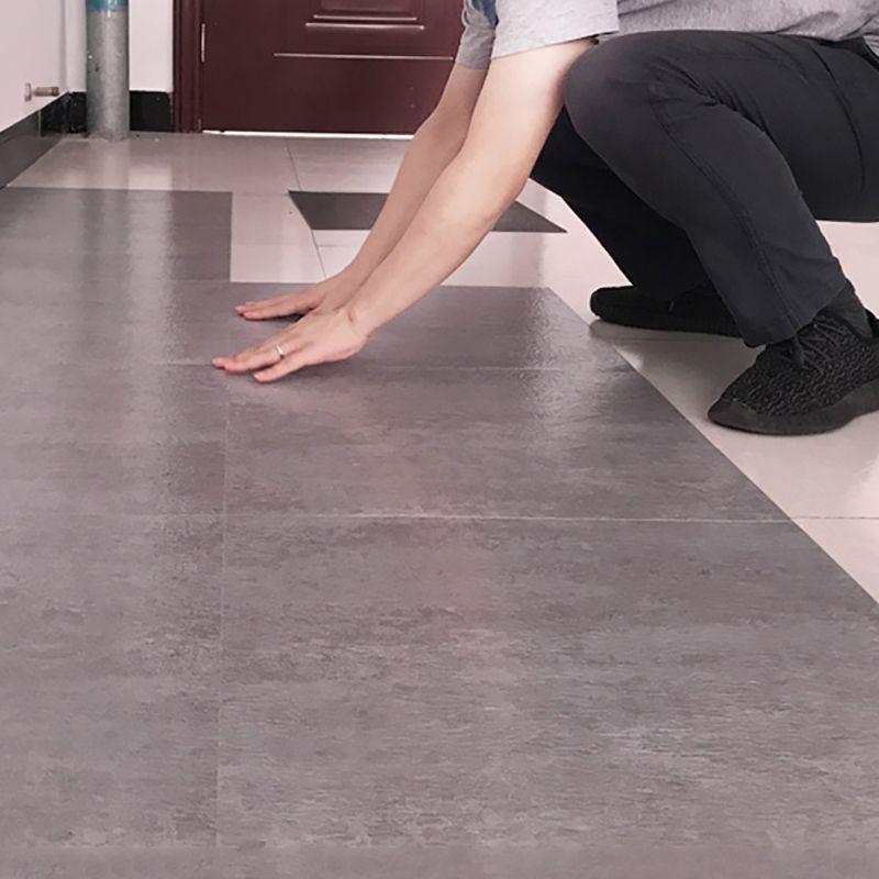 Avtoit | Modern Water-Repellent Plastic Floor Fabric Look Square Edge Floor Tiles