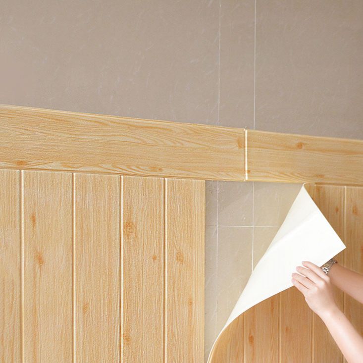 Avtoit | Polygon Peel and Stick Back Wall Tile PVC Wood Peel and Stick Tile