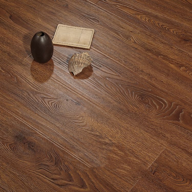 Avtoit | Brown Laminate Flooring Scratch Resistant Natural Oak Laminate with Click Lock