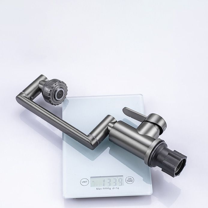 Avtoit | Contemporary Centerset Faucet Lever Handles Low Arc Stainless Steel Faucet