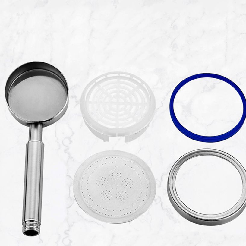 Avtoit | Round Handheld Shower Water Saving Showerhead Made of Stainless Steel
