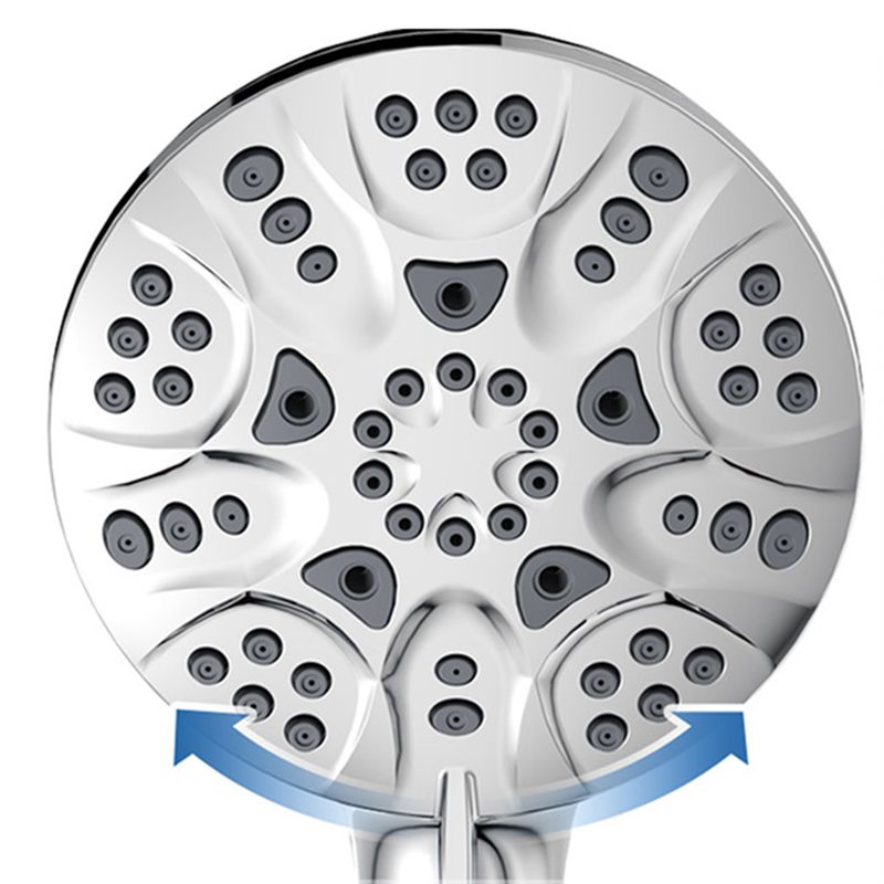 Avtoit | Contemporary Shower Combo Dual Shower Head Chrome Ceiling Mounted Round Shower Head