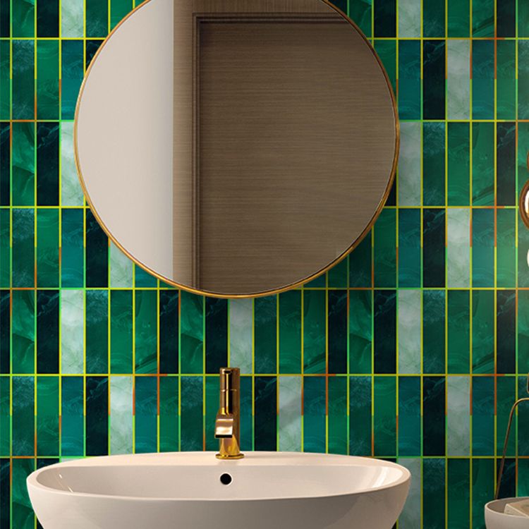 Avtoit | Polygon Peel and Stick Splash Guard Tile PVC Mosaic Peel and Stick Tile for the Kitchen