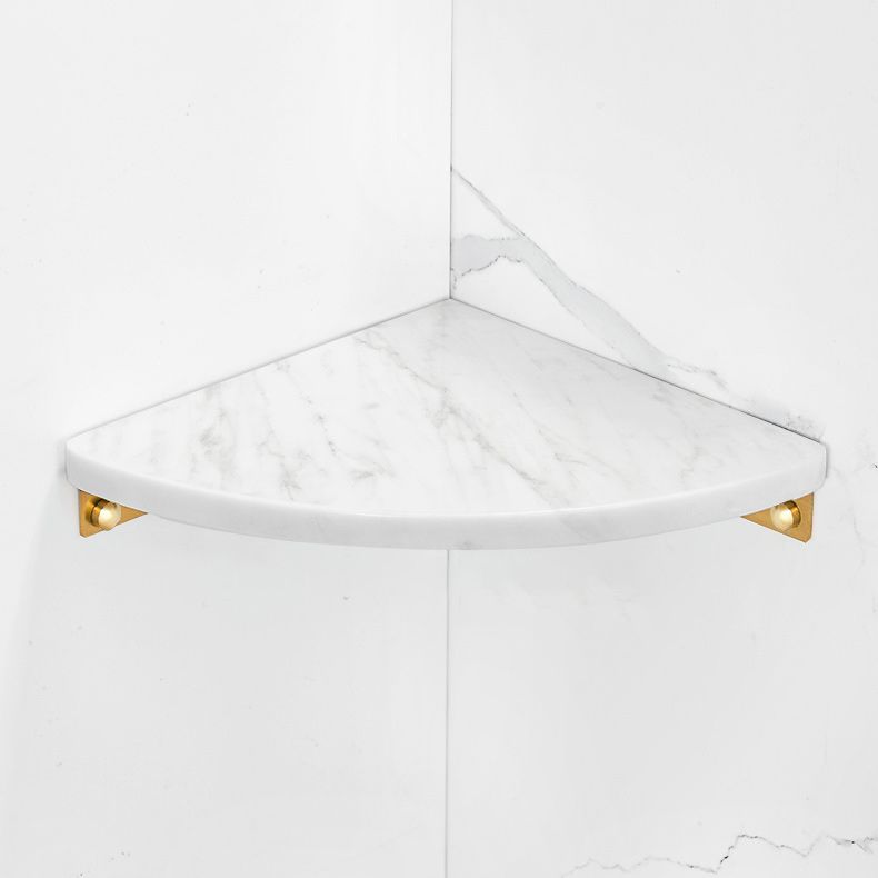 Avtoit | 2-piece bathroom fitting set metal and marble bathroom shelf set