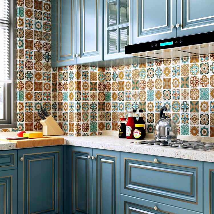 Avtoit | Multi-Tonal Style Vinyl Plank Flooring Peel and Stick Porcelain Tile Look PVC Flooring