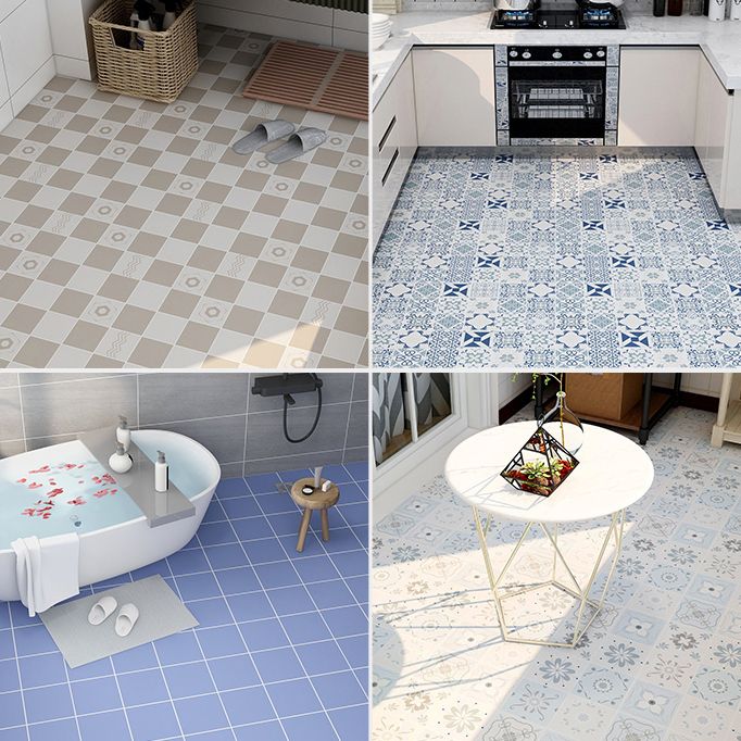 Avtoit | Modern Vinyl Flooring Planks Porcelain Tile Look Self-Adhesive Vinyl Floors
