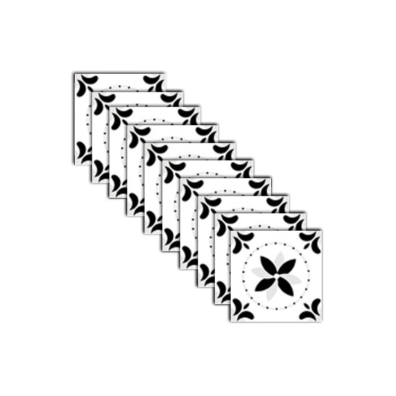 Avtoit | Modern Peel & Stick Mosaic Tiles PVC Single Panel Square Peel and Stick Wall Tile