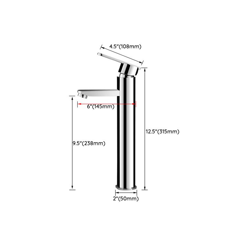 Avtoit | Bathroom Faucet Brass Lever Handle Single Hole Sink Faucet