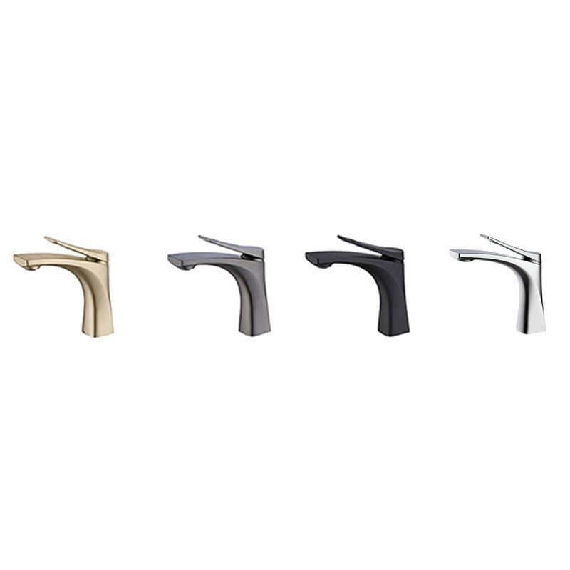 Avtoit | Modern Vessel Faucet Brass Lever Handles Low Arc with Water Hose Bathroom Vessel Faucet