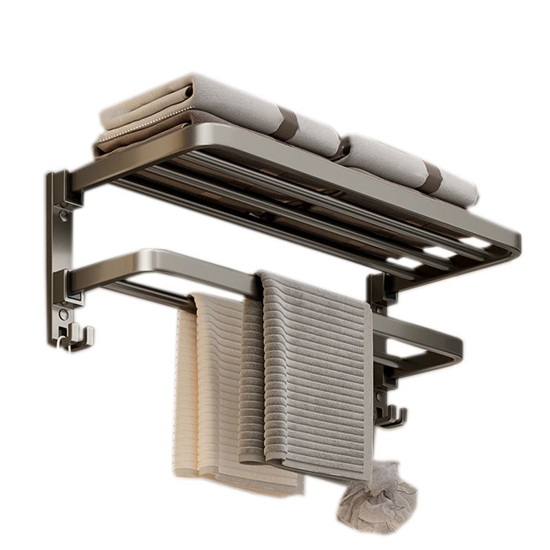 Avtoit | Modern Stainless Steel Bathroom Shelf Bathroom Accessories Set Towel Holder Bathroom Set