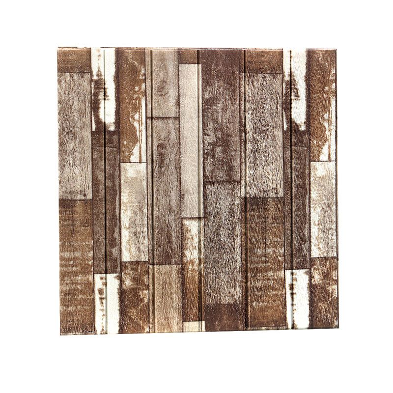 Avtoit | Modern Wall Paneling Peel and Stick Wood Look Design Rectangular Wall Paneling