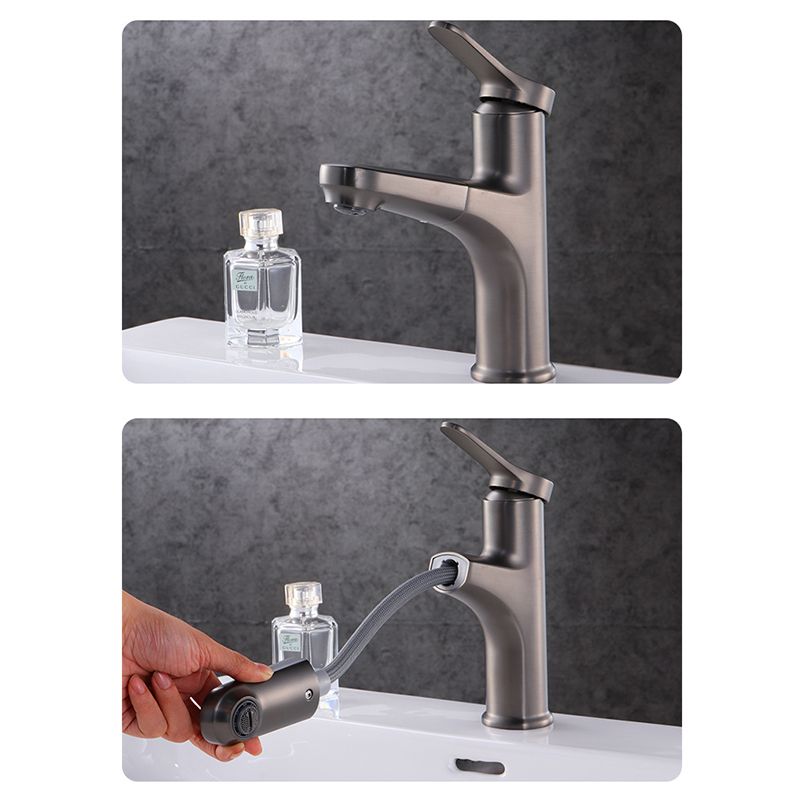 Avtoit | Contemporary Basin Faucet Copper Pure Color Single Lever Retractable Basin Faucet
