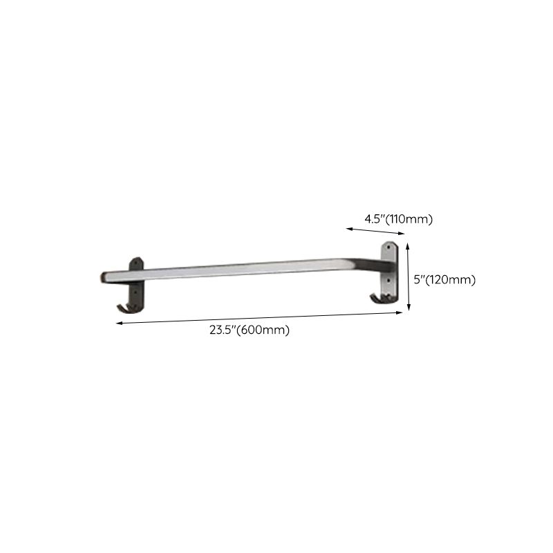 Avtoit | Modern gray aluminum bathroom accessory set