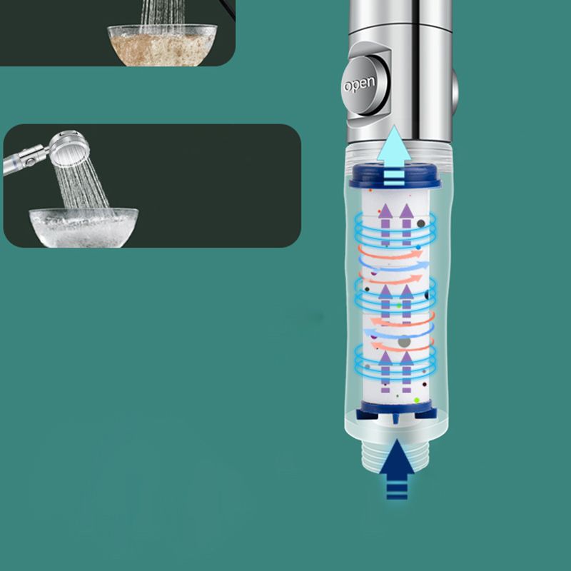 Avtoit | Bathroom Shower Head Brass Round Filter Shower Head with Hose