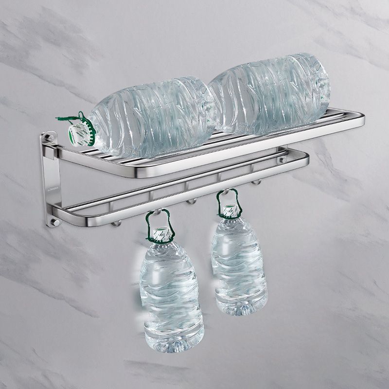 Avtoit | Contemporary bathroom accessory set made of aluminum with towel holder/bath shelf