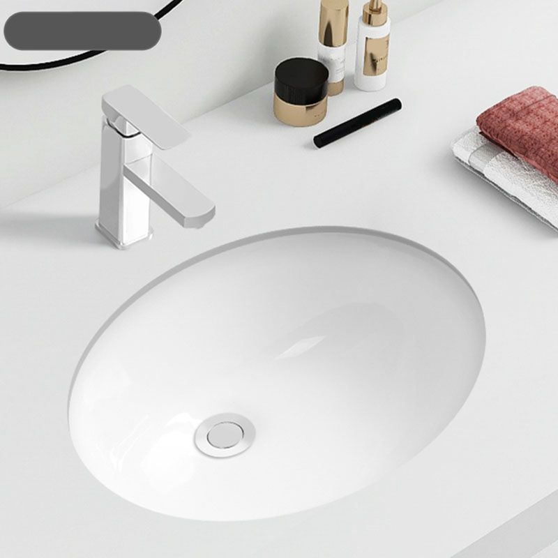 Avtoit | Modern Oval Washstand Ceramic Table Installation Sink Bathroom