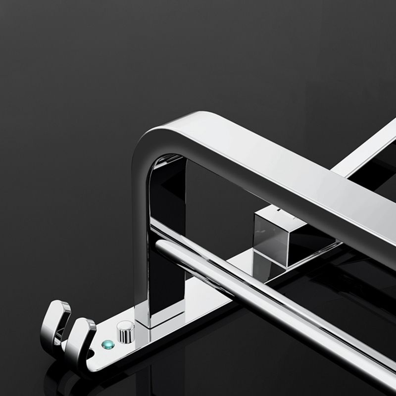 Avtoit | Modern Bathroom Accessory Set Silver Metal Bathroom Accessory