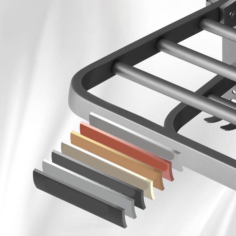 Avtoit | Modern Bathroom Hardware Set in Stainless Steel Matte Gray Bathrobe Hook/Towel Bar