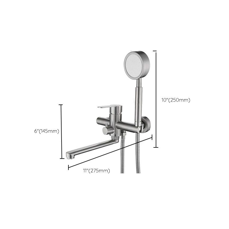 Avtoit | Bathroom Bathtub Faucet Lever Handheld Shower Bathtub Faucet
