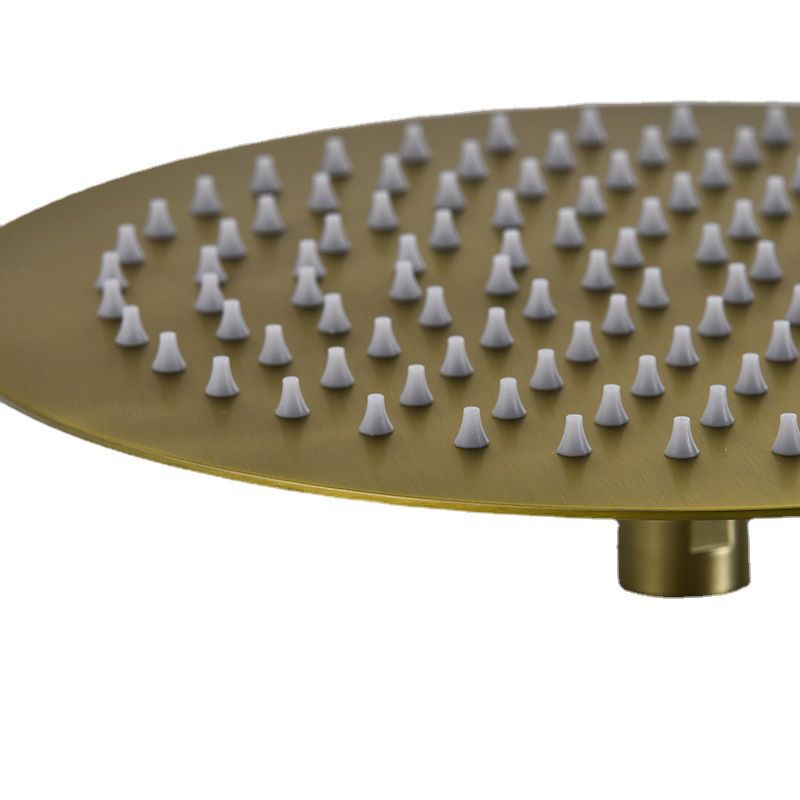 Avtoit | Polished brass round fixed shower head stainless steel wall mounted shower head