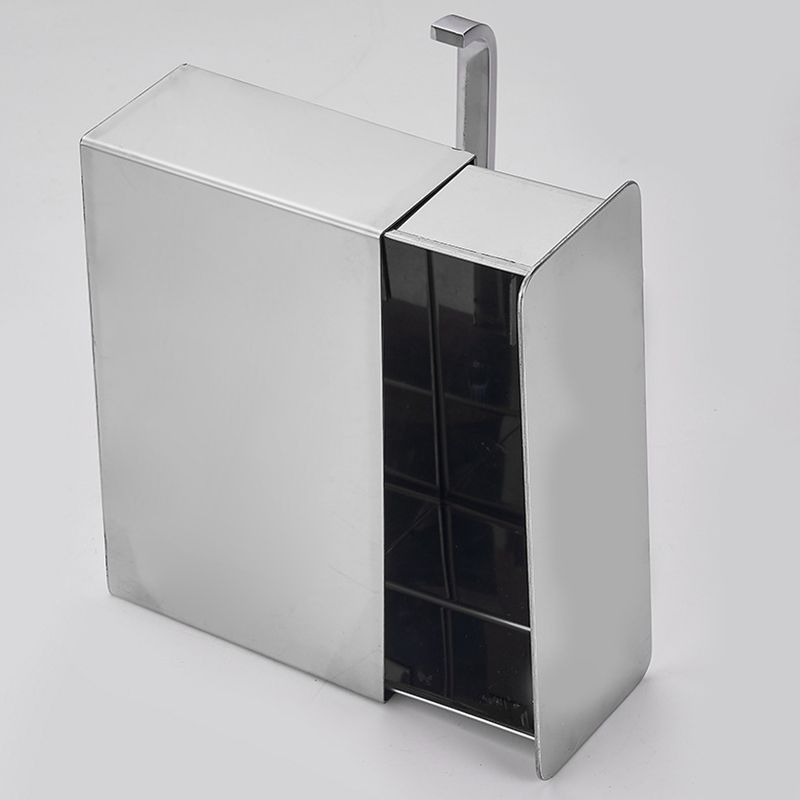 Avtoit | 2-piece Stainless Steel Classic Bathroom Accessory Set Black & Chrome Paper Holder