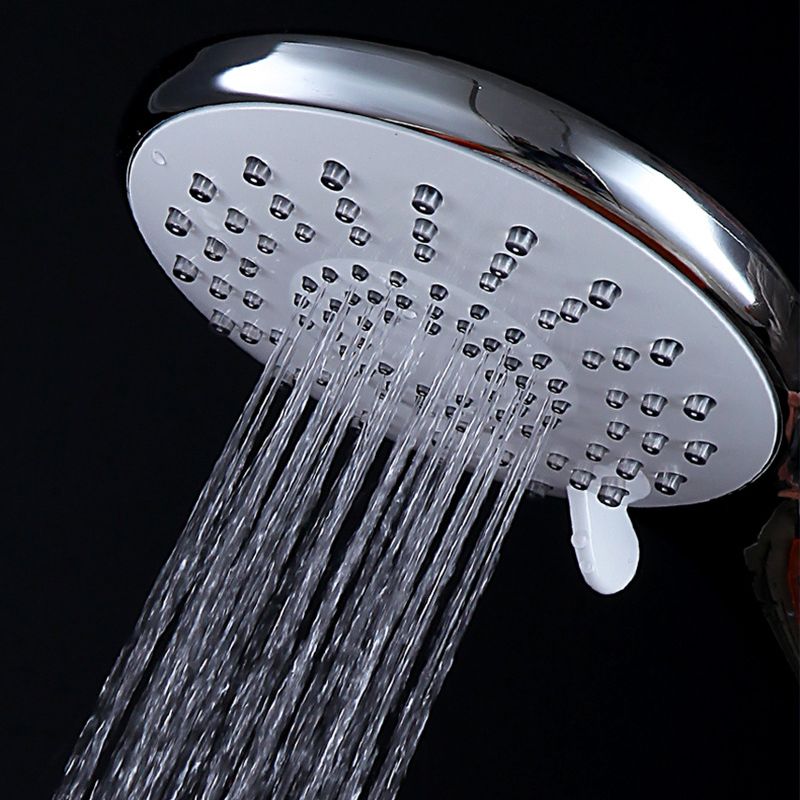 Avtoit | Basic Shower Head Round Plastic Handheld Shower Head in Silver