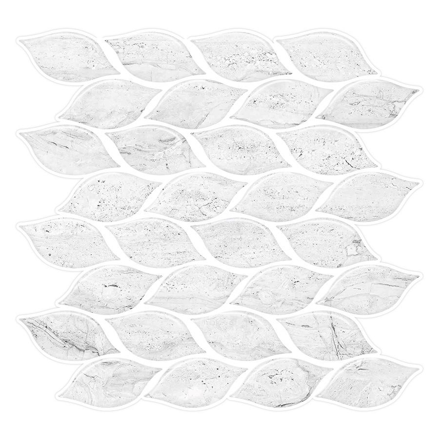 Avtoit | 12"x 12" Resin Mosaic Tiles Square Self-Adhesive Tiles for Backsplash & Wall Tile