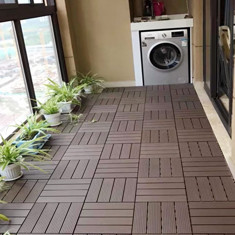 Avtoit | Waterproof Decking Board Strips Composite Square Outdoor Decking Tile Terrace
