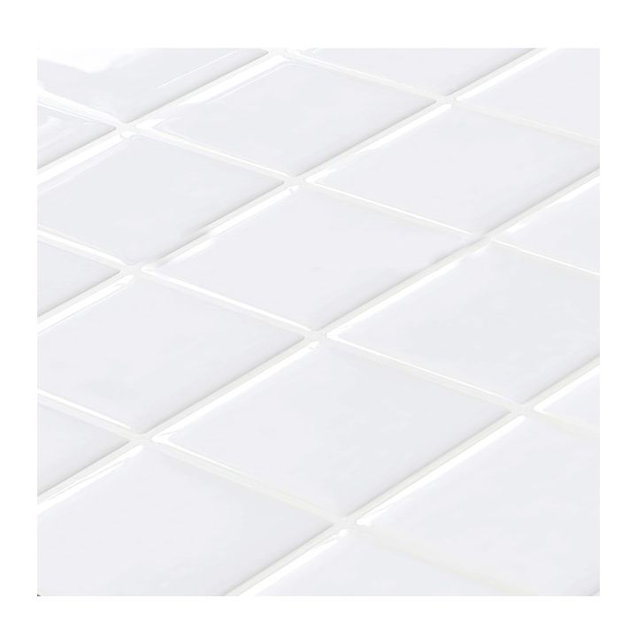Avtoit | White Mosaic Peel & Stick Tile Waterproof Kitchen Backsplash Wallpaper