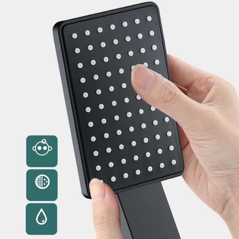 Avtoit | Contemporary Handheld Supercharged Showerhead Square Turbo Spray Head