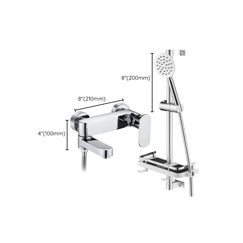 Avtoit | Modern Wall-Mounted Bathtub Faucet Trim Metal Single-Lever Bathtub Faucet Trim