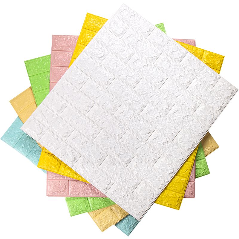 Avtoit | Modern Wall Tile PVC 3D Embossing Self-Adhesive Waterproof Interior Wall Panel