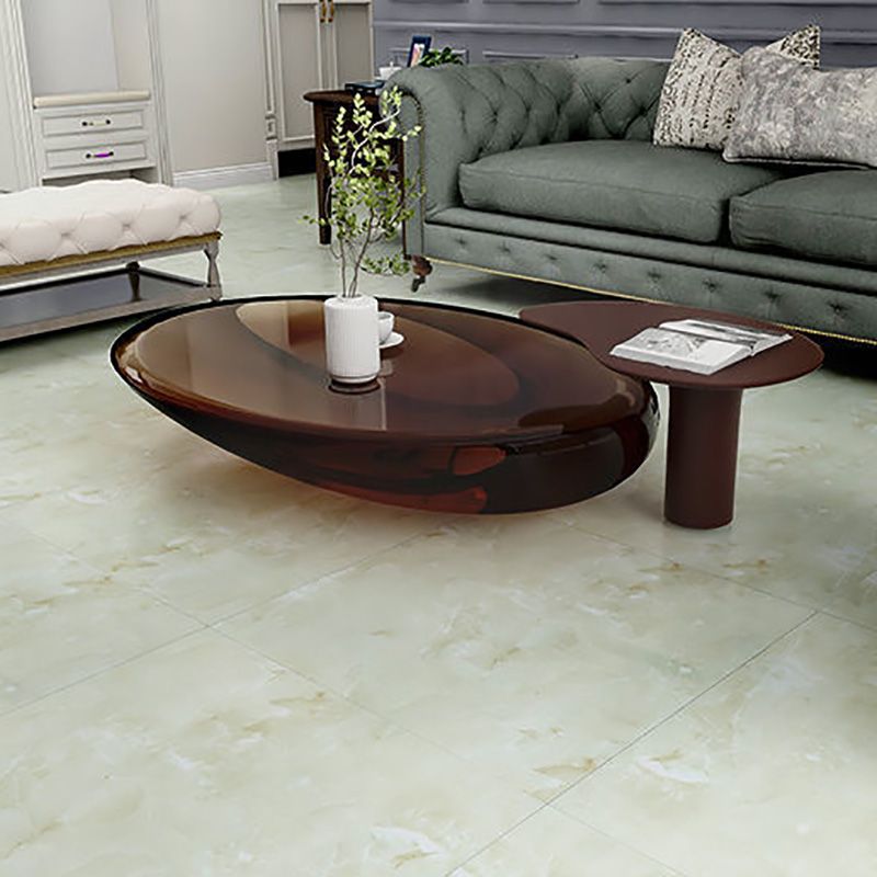 Avtoit | Modern Indoor Vinyl Flooring Marble Print Square PVC Vinyl Floor