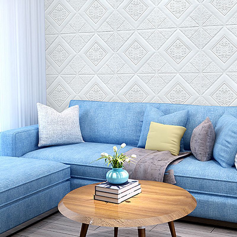 Avtoit | 3D embossed interior wall covering Self-adhesive geometric texture wall covering